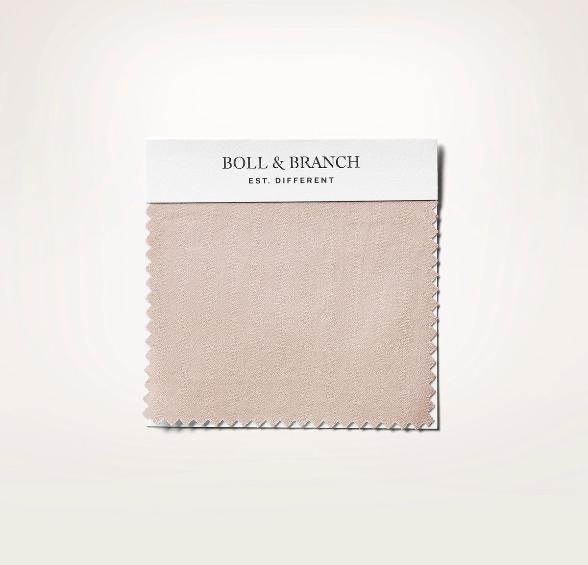 Signature Hemmed Fabric Swatch - Dusty Rose