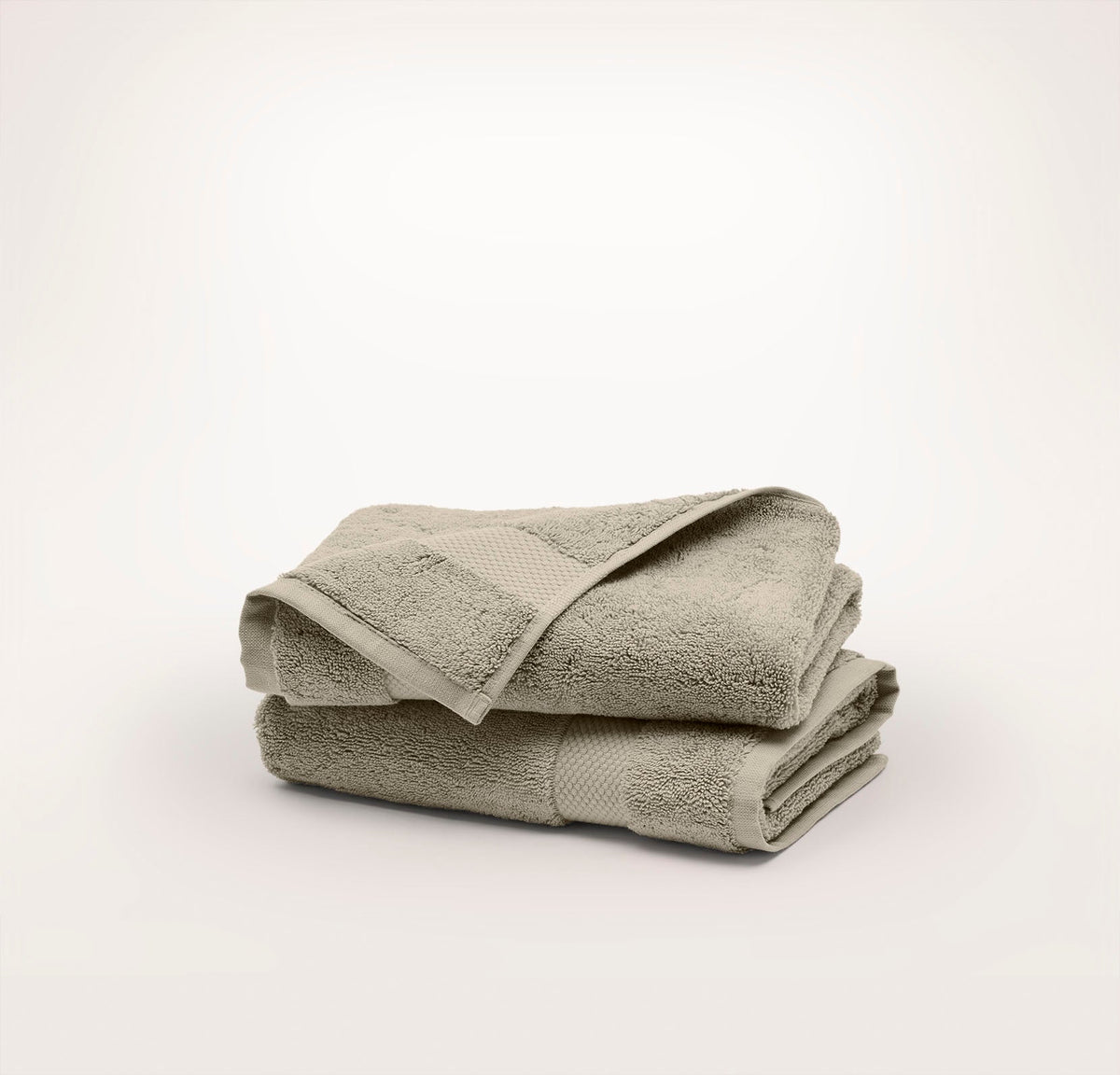 Plush Hand Towels (Pair) - Oak