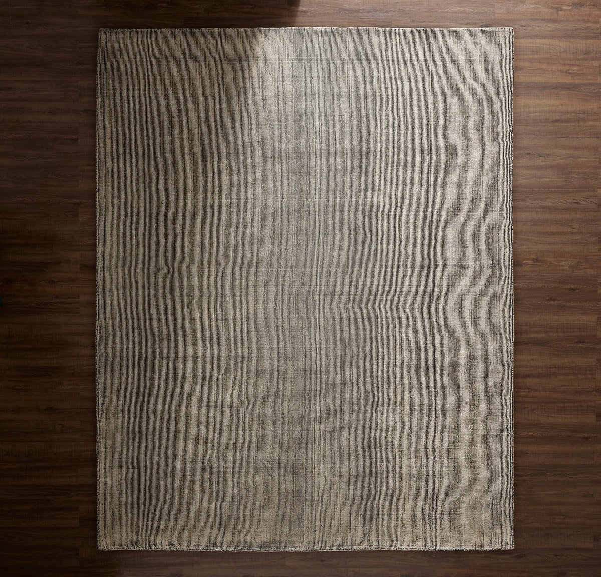 Two-Tone Ribbed Rug